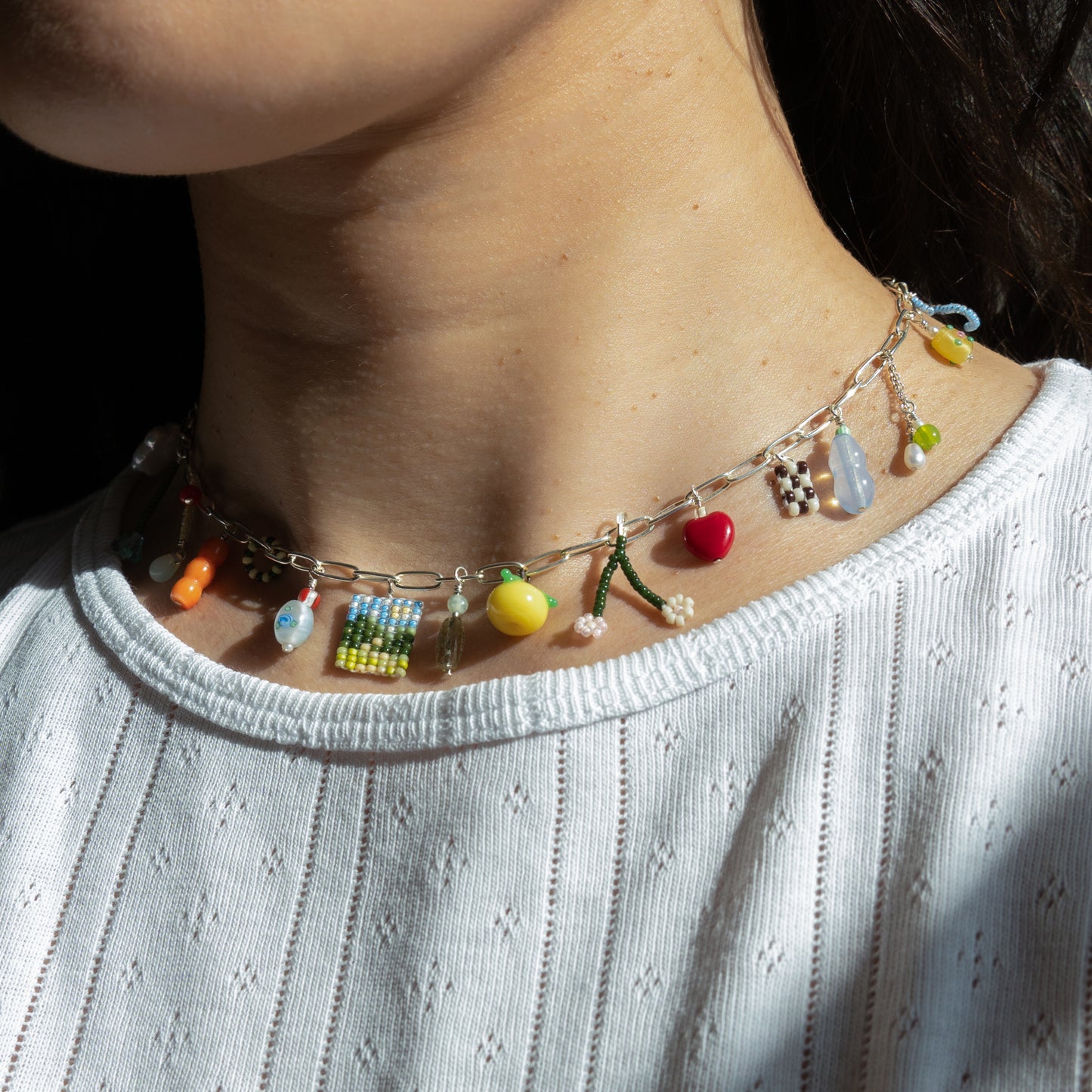 Tchotchke Choker - Silver