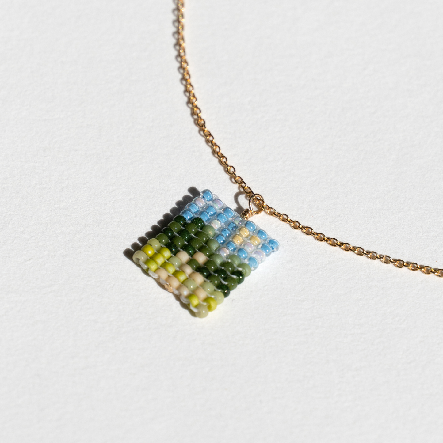 Landscape Necklace - Gold