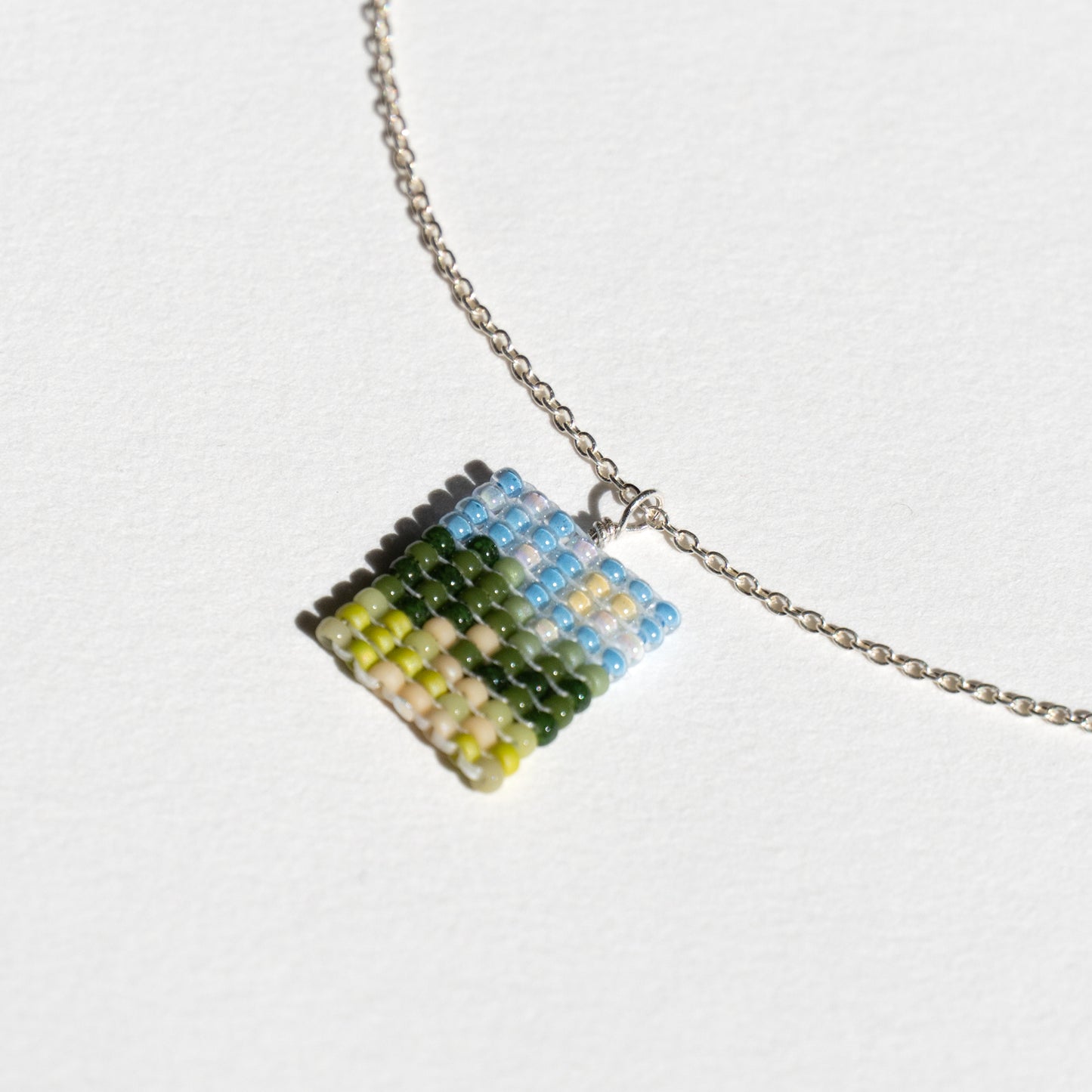 Landscape Necklace - Silver